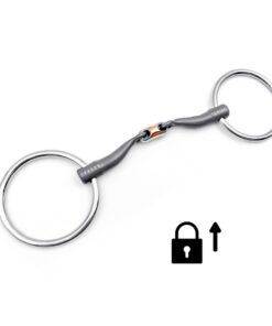 Tredelat titanbett med låsning uppåt