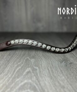 Brunt pannband med hjärtan