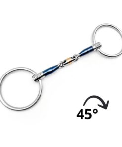 Tredelat sötmalmsbett med brytningarna vinklade 45 grader.