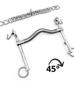 Kandarstång med sötmalm och bakåtlutad tungfrihet