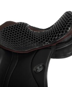 Alternative view of Acavallo Gel Seat Saver Dressage Gel Out Ortho-Pubis 20mm Brun